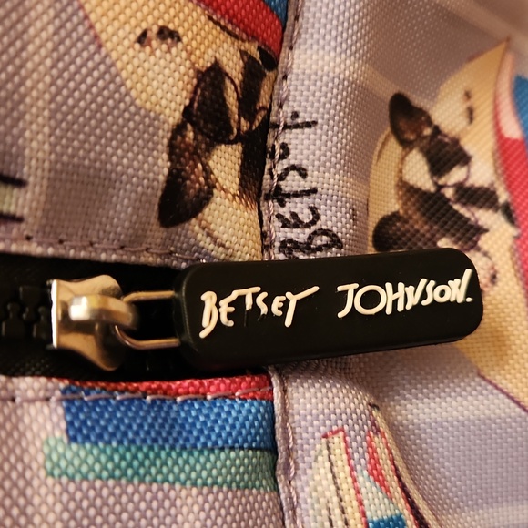 Betsey Johnson Gray French Bulldog Insulated Lunchbag - Picture 9 of 9